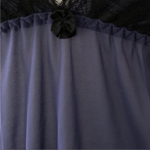 Tart Noir Purple and Black Chemise - Size Small - Picture 5 of 8